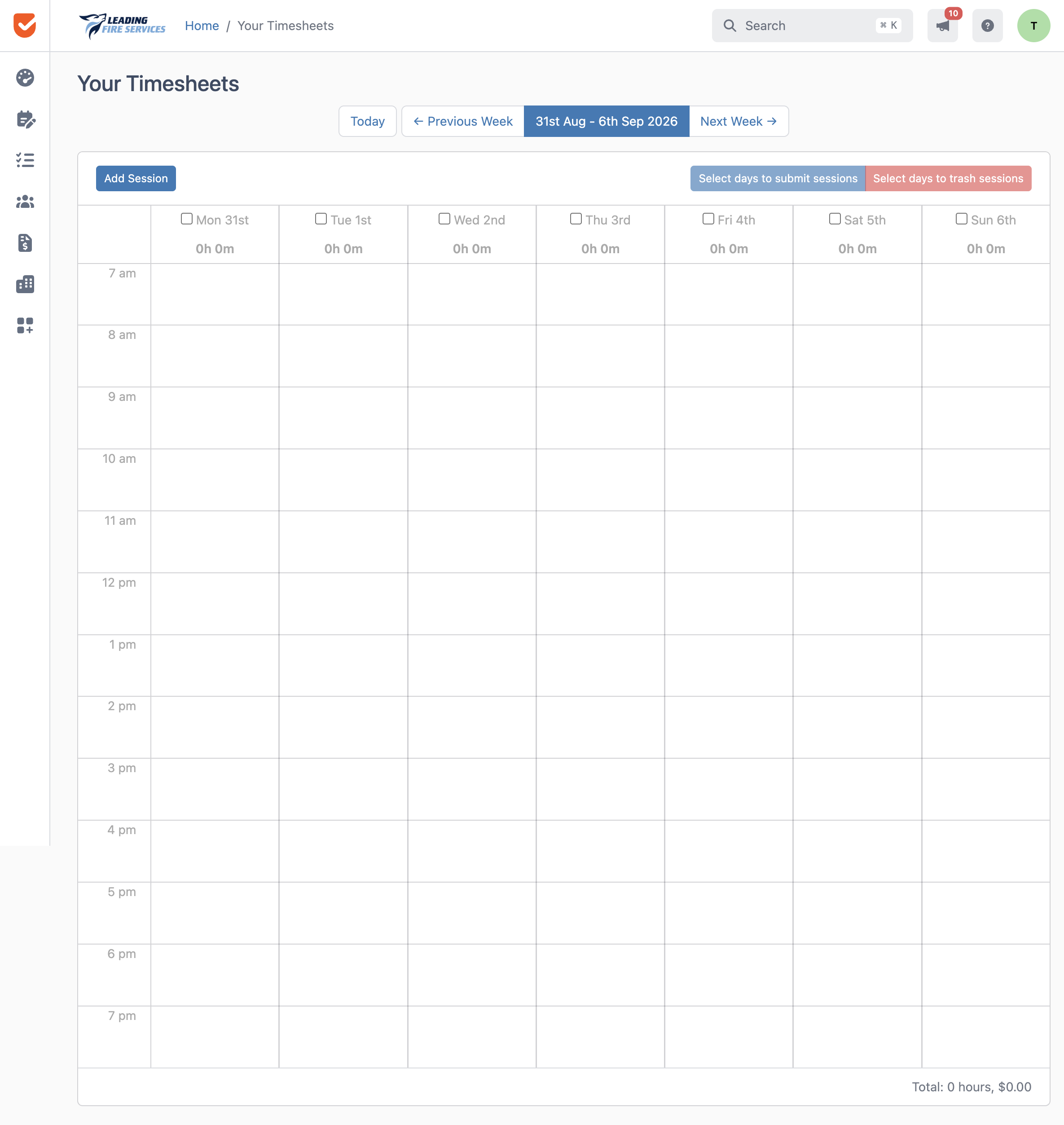 Your Timesheets